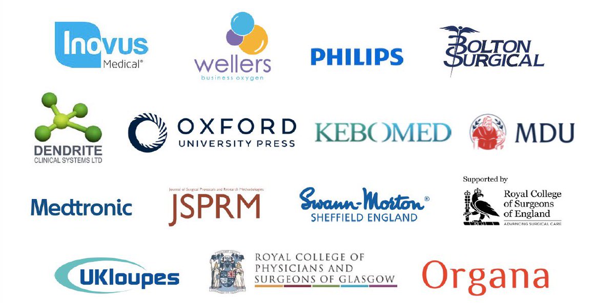 OxSI2026's tweet photo. A big thankyou to all of our sponsors who made this day possible as well as Inovus, Medtronic, and Philips for facilitating the workshops. Finally a massive Thankyou to @MedAllApp for an amazing hybrid online conference streaming experience! #surgery #innovation #oxford #OxSI https://t.co/SvzSRMSVSf