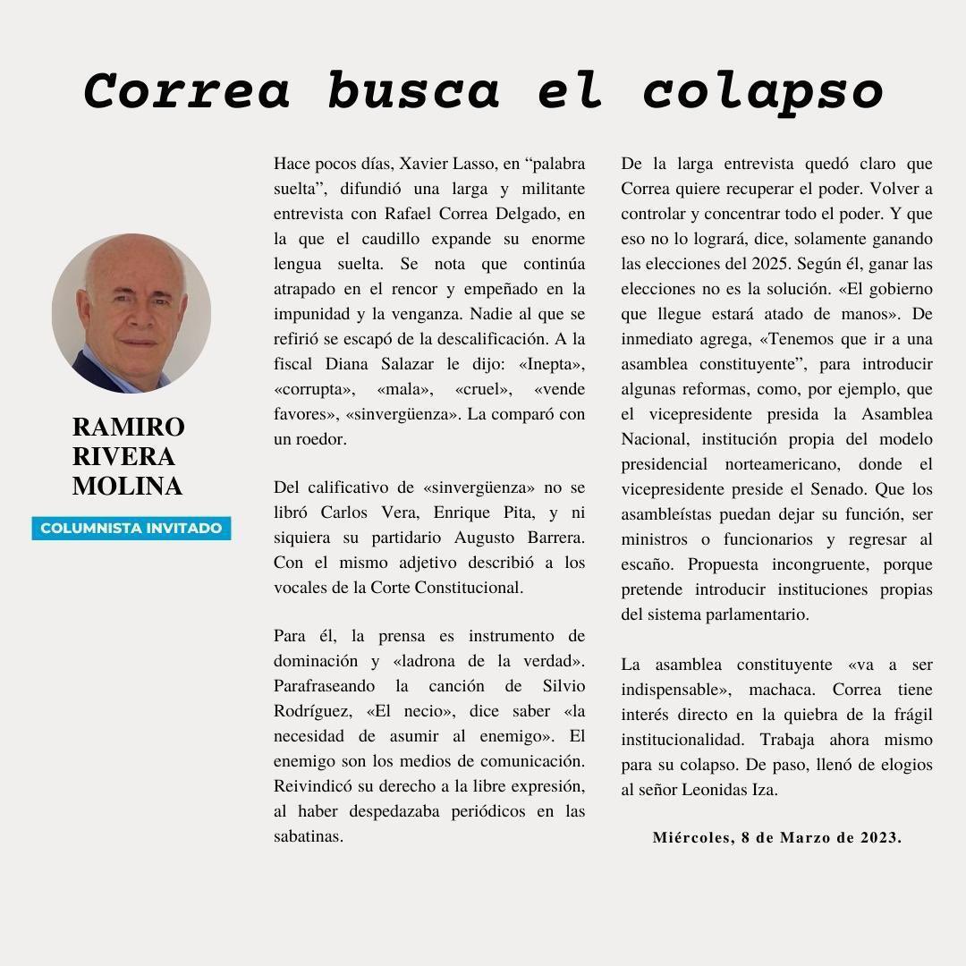 asta0477's tweet photo. Esa rat4 miserable de RC viene buscando el colapso del país desde el mismo día que dejó la presidencia! https://t.co/9nx3RWeheW
