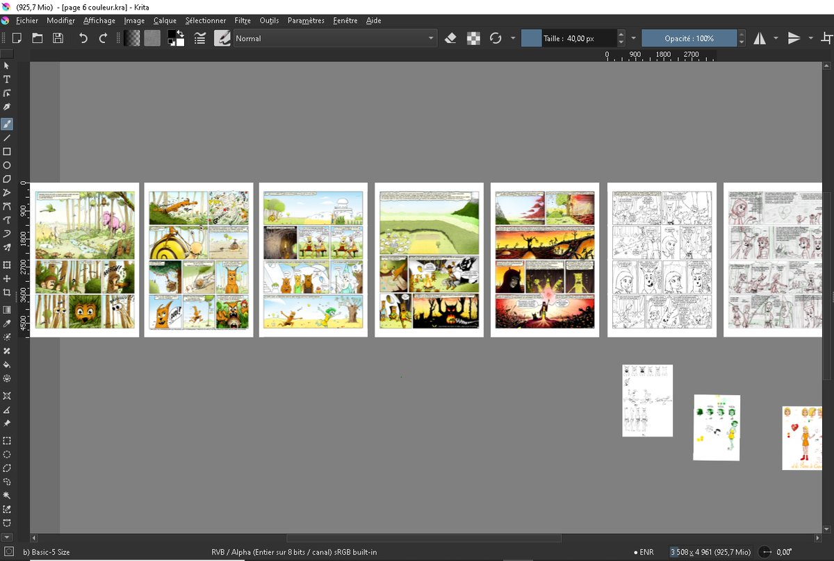 MossArtBD1's tweet photo. WIP "Wred & la Pierre de Cœur", on attaque la couleur des pages 6 & 7.
Bon week end
Moss
#bd #bandedessinee #bandedessinée #9eart #illustration #illustrationjeunesse #albumjeunesse #wred #wredetlapierredecoeur #krita #comics #comicstrip #bdjeunesse #bdfrancobelge #bdfrançaise https://t.co/piE7V9qHvN