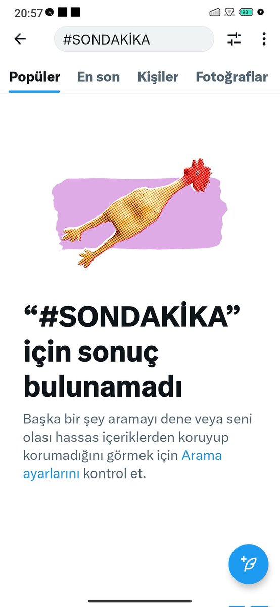 Başlıkları görebiliyorum ama hiçbir başlığa giremiyorum. Sorun Twetter da mı?