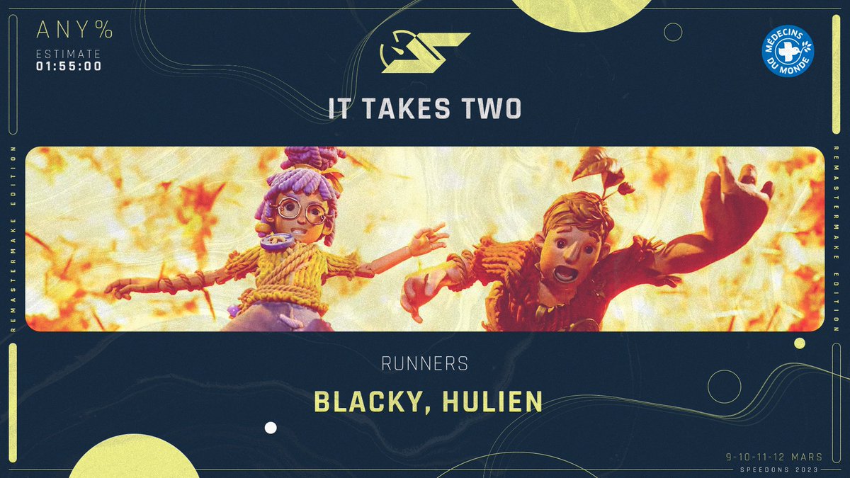 SpeeDonsFR's tweet photo. Blacky et Hulien ne seront pas trop de deux pour terminer It Takes Two.  
#SpeeDons

📺 https://t.co/uo2p0h4zOB https://t.co/tmFXPrB7K7