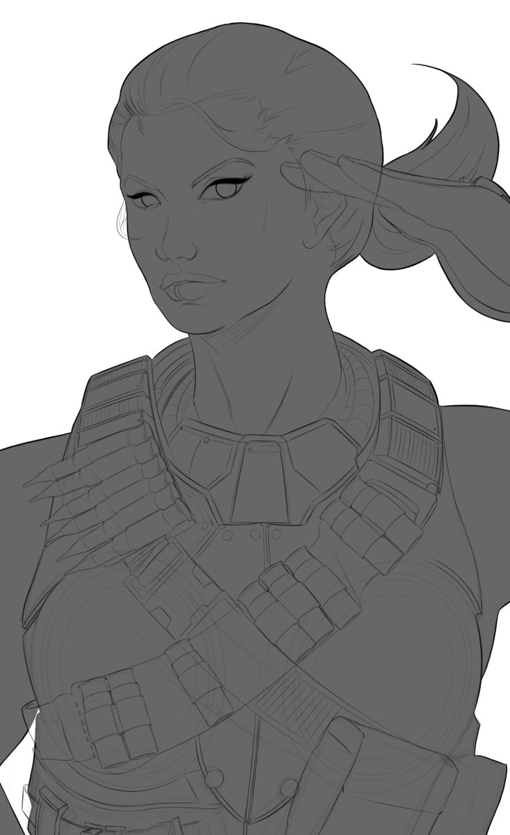 NRedrawn's tweet image. A couple of pieces in progress!! #WIP #semirealismart #comicart