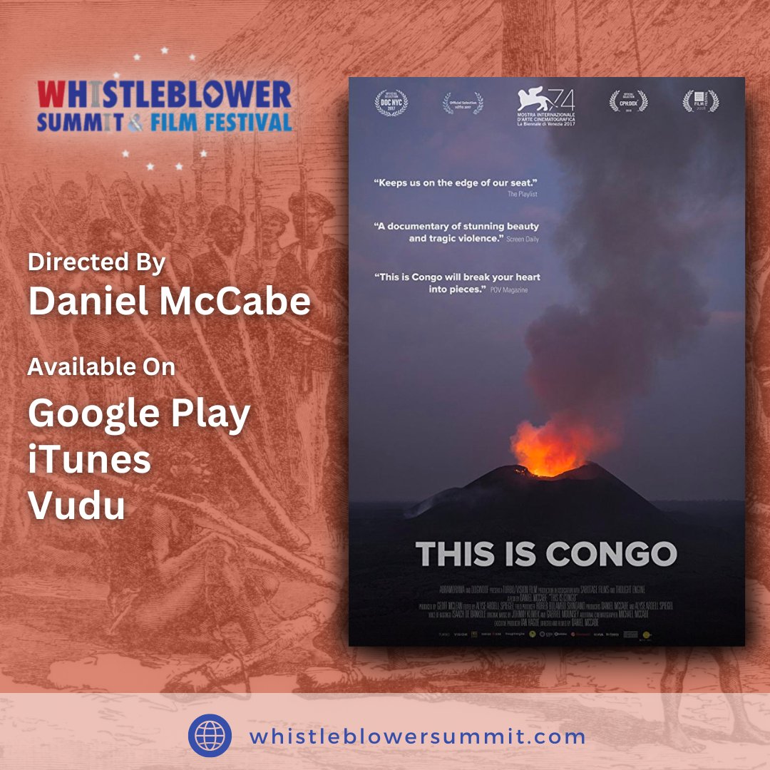 WSFX_Summit's tweet photo. Happy #FilmFriday! #WSFF presents the “This is Congo”, a powerful 2017 #documentary about Africa’s longest-continuing conflict, the "M23 Rebellion".
IMDb: https://t.co/NkyWWNKRPc
#ThisIsCongo
🎬 https://t.co/Z0BZzWjZGu
🌐 https://t.co/IHlo03bzv0
📢 Mccray.Michael@gmail.com https://t.co/CrgOdZiOWe