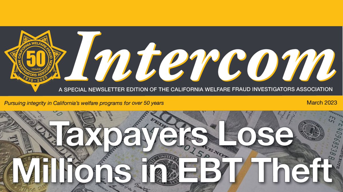 VenturaCountyDA's tweet image. In a special newsletter from the California Welfare Fraud Investigators Association, they focus on EBT Theft, why it's such a problem, and some solutions cardholders should use to avoid becoming a victim. #EBTTheft #EBTcard #EBT vcda.us/3kZv4DN