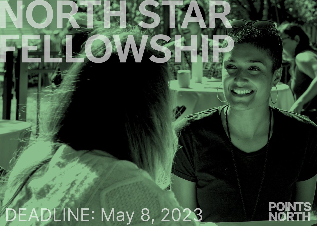 Now open for apps! Developed in collaboration w/ @Kickstarter, the North Star Fellowship supports 4 innovative media artists & filmmakers from underrepresented backgrounds who are developing projects that span the latitudes of creative nonfiction. bit.ly/PN_NorthStar