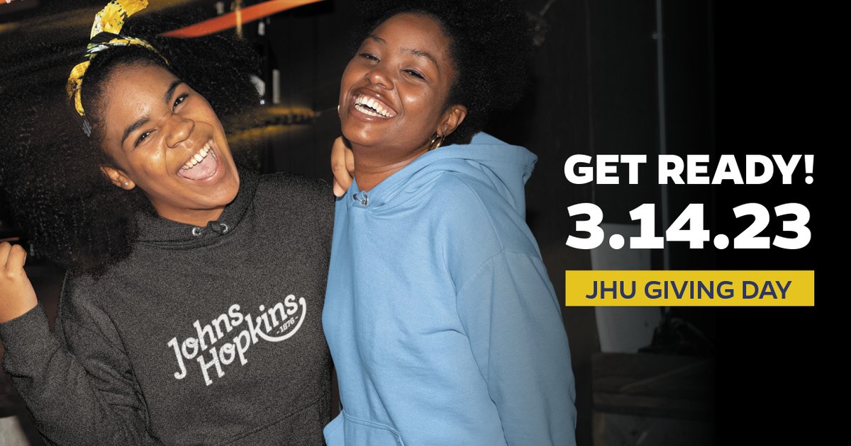 Apple, cherry, pumpkin… #ONEHopkins is coming on 3/14, and we’re having a “Pi Day” of giving! Make your gift and see how your support benefits our students, faculty, and programs. We’ll send you a Hopkins sweatshirt for your gift of $31.41! bit.ly/3ILSHbM