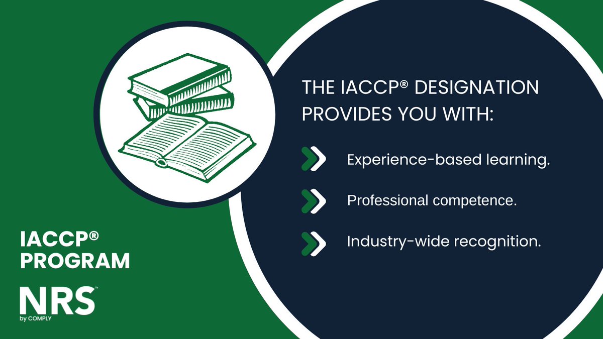 Earn top credentials as a compliance professional with the NRS IACCP® program. The certification responds to growing industry demand for advanced compliance education and nationally recognized professional standards.

Learn more. okt.to/tZuWbD