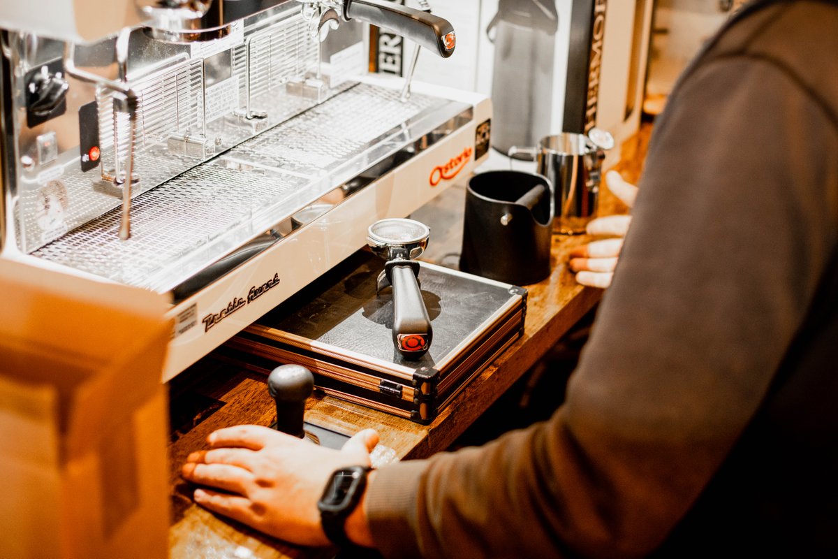 ABQCoffeeEquip's tweet photo. We had an install last week over in Clovis, NM. This collaboration is something big that we're very excited to be a part of. Not sure how much we can say, but once it's all done, we'll talk more about it!

#AlbuquerqueCoffeeEquipment #EspressoMachine #Astoria https://t.co/v5h2IwZcwP