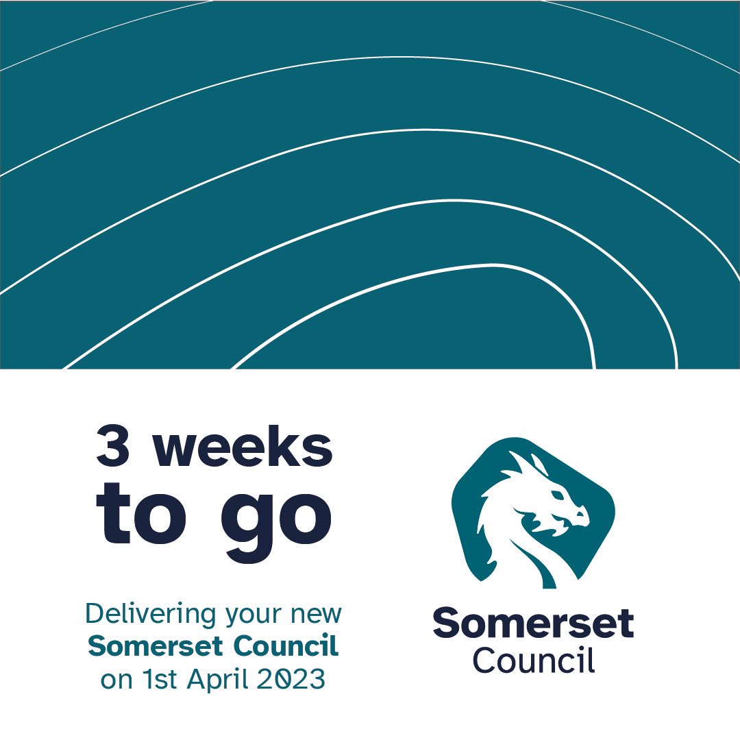 Are you ready for the new #SomersetCouncil? There's only a few weeks left until Vesting Day! 

On the 1st of April 2023, the new council will become operational. All services will be easy to access and all in one place 🙌

More info 👉 orlo.uk/q35kC