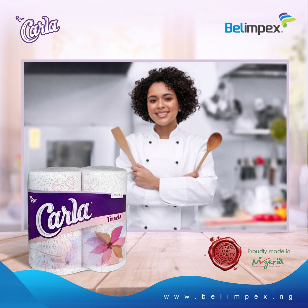 belimpexlimited's tweet photo. Every Kitchen moment feels like a top-chef experience with Rose Carla's super absorbent towel by the side to keep things spick and span. 

Rose Carla Towel, The Supreme Kitchen assistant is always on standby - ready to go.

#RoseCarla #KitcchenTowel #Belimpex https://t.co/kImdSFr9v1