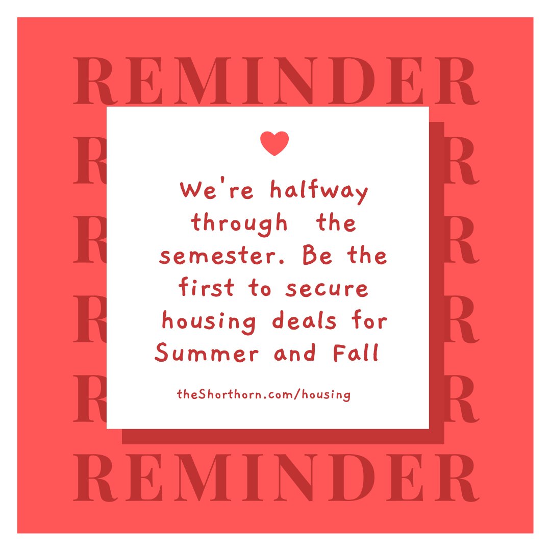 HornHousing's tweet photo. This is a reminder to keep an eye on https://t.co/8I4u5dt9Fm for new deals rising throughout Spring for the Fall and Summer semesters🌞🌸🏠
#uta #springhousing #utarlington #utahousing #dfwapartments https://t.co/0SxyYf4iQe