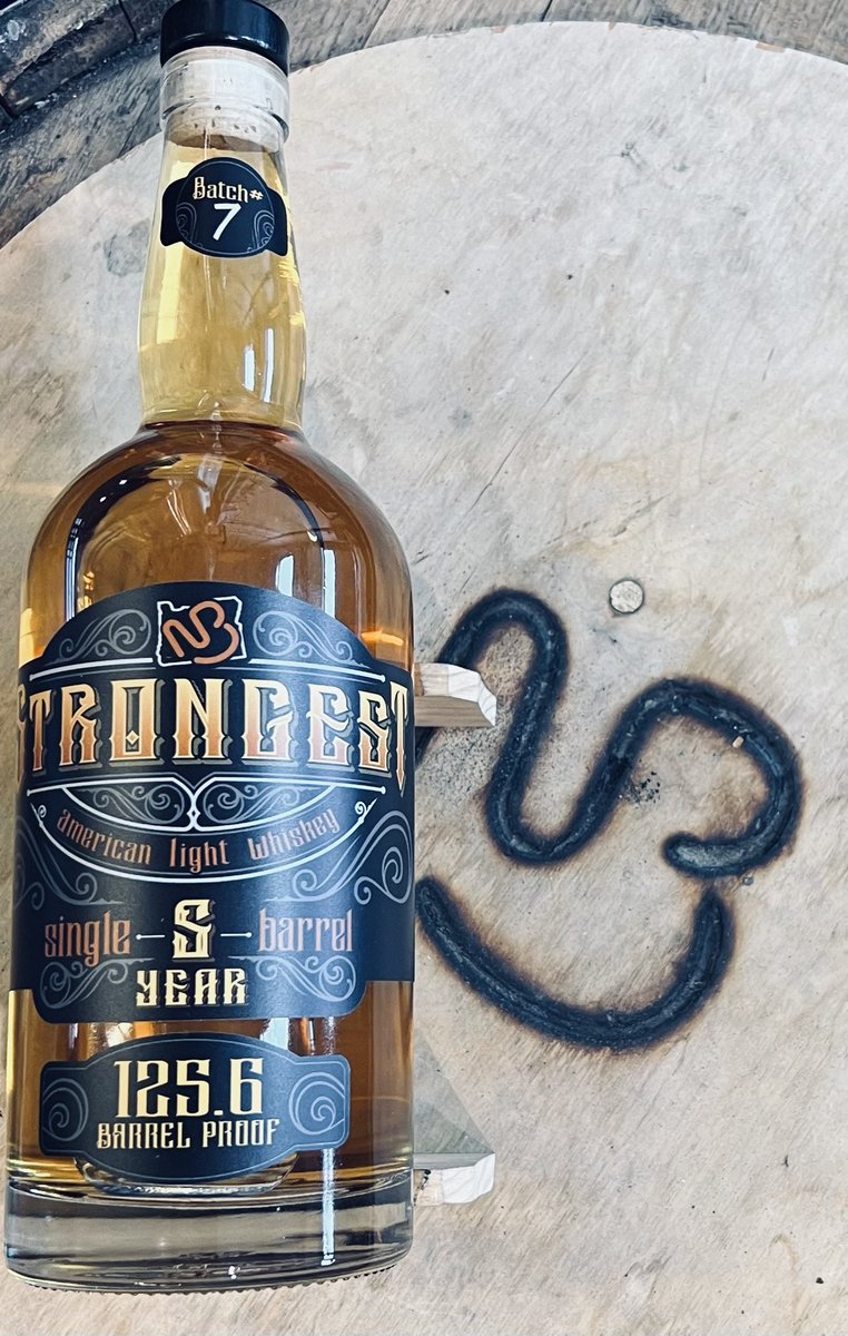 Our Strongest Batch #7 is available starting today. Only available at New Basin Distilling Company in very limited quantities. Come and get your soon!
