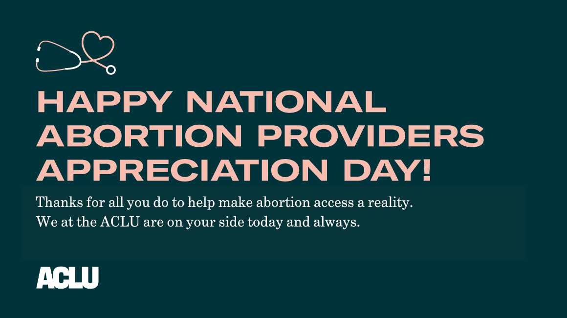 ACLUOK's tweet photo. Today, we celebrate abortion providers who make abortion access real.

To doctors, nurses, counselors, and staff who face harassment, political interference, and risk criminalization to provide abortion care to their patients — thank you. https://t.co/AplrJ1hWv4
