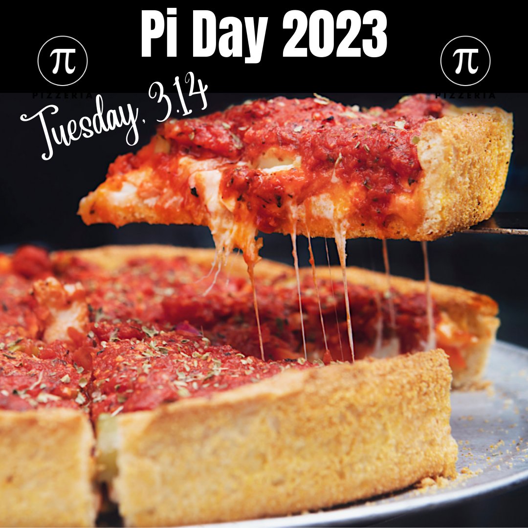 Pi Day 2023 is right around the corner! Join us for pizza and drink deals this Tuesday, 3.14. See the full Pi Day deets here: pi-pizza.com/pi-day