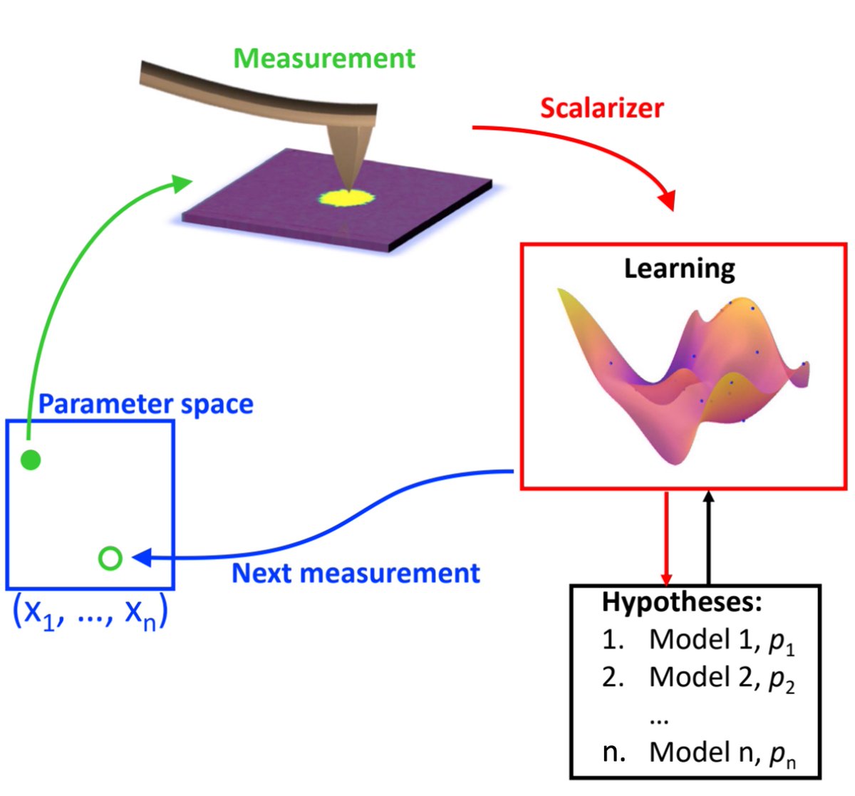 🚨New paper alert🚨 In our just published work, we demonstrated a microscopy platform to automatically identify physical laws governing materials’ behavior at the nanometer scale, applicable to the design of functional materials. By <a href="/Yongtao_Liu/">Yongtao Liu</a> et al doi.org/10.1016/j.patt…