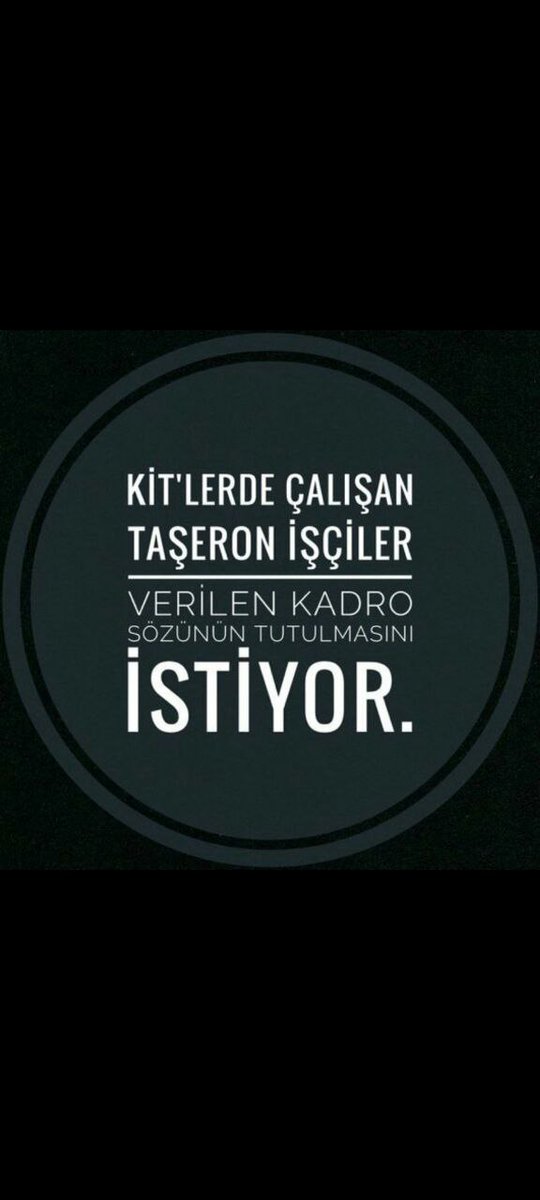 umutanil6's tweet photo. #KitTaşeronaKadroYasası meclis kapanmadan Kit Kadrosunu bekliyor devletimize güveniyoruz https://t.co/06P5FeywK3