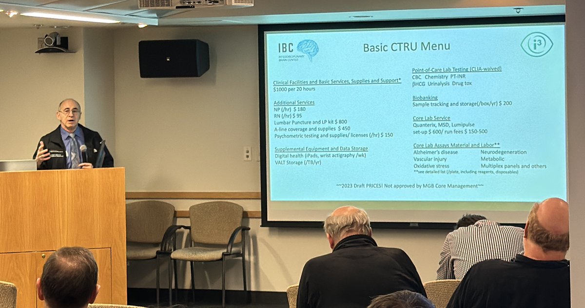 Grand opening of the i3, with Dr. Arnold, Executive Director of the CTRU, describing the collaboration between i3 and IBC to form the CTRU to provide translational clinical research services. @MGH_RI