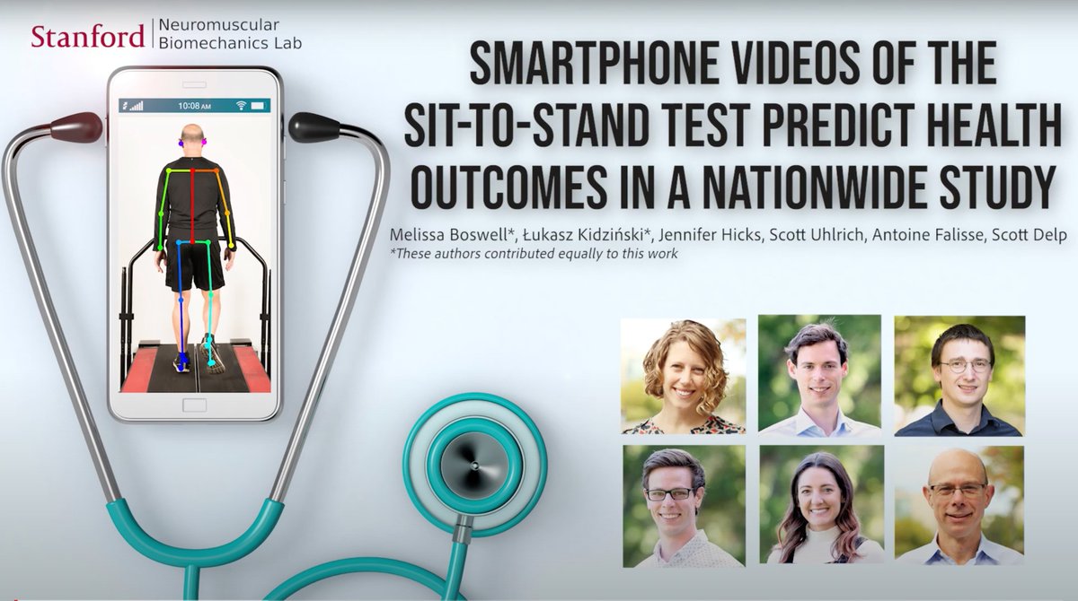 Melissa Boswell, PhD (@melissaboswell_) on Twitter photo Can smartphone videos predict health?
Our nationwide at-home study shows self-guided motion analysis using smartphone video of sit-to-stand can predict osteoarthritis diagnosis & physical & mental health
Now out in <a href="/npjDigitalMed/">npj Digital Medicine</a>: rdcu.be/c6Rcj Can smartphone videos predict health?
Our nationwide at-home study shows self-guided motion analysis using smartphone video of sit-to-stand can predict osteoarthritis diagnosis & physical & mental health
Now out in <a href="/npjDigitalMed/">npj Digital Medicine</a>: rdcu.be/c6Rcj