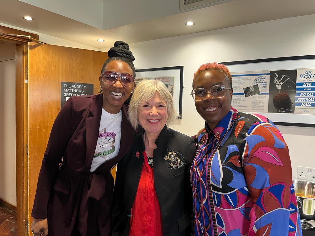 My Luvs ❤️ I spent a fabulous morning down at the Southbank Centre’s Festival Hall, taking part of 2023’s WOW Festival.

it was it was such an honour to be asked to be part of this event that celebrates women, girls and non- binary people.

@southbankcentre  #WOWLDN