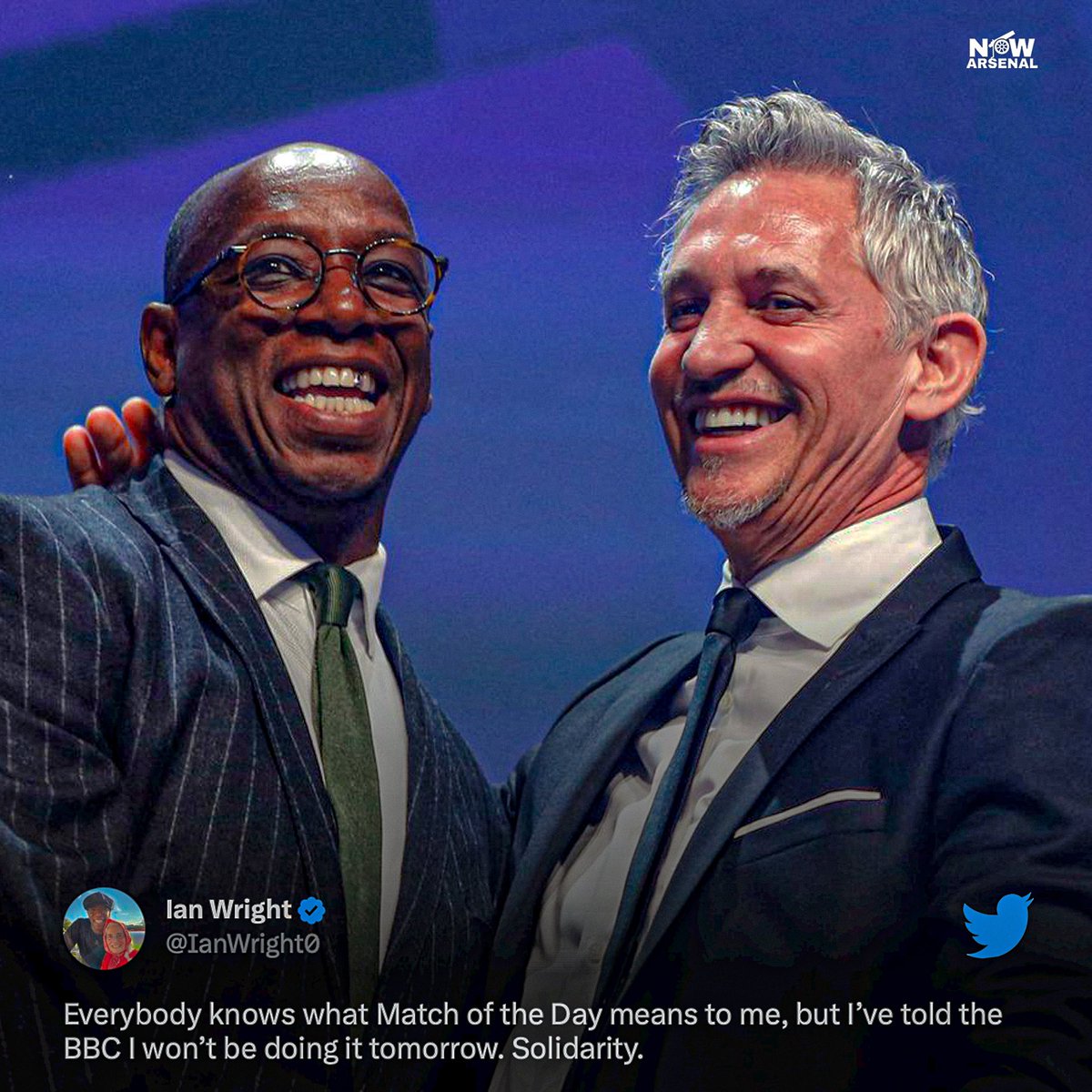 now_arsenaI's tweet photo. Legend, @IanWright0❤️ https://t.co/T993G83ALM