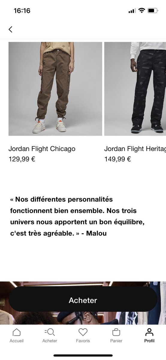 maaaaaalou's tweet photo. JE SUIS SUR LA NIKE APP POUR LA NOUVELLE CO JORDAN !!! ✨🤍🫡 https://t.co/6Vfur8gulB