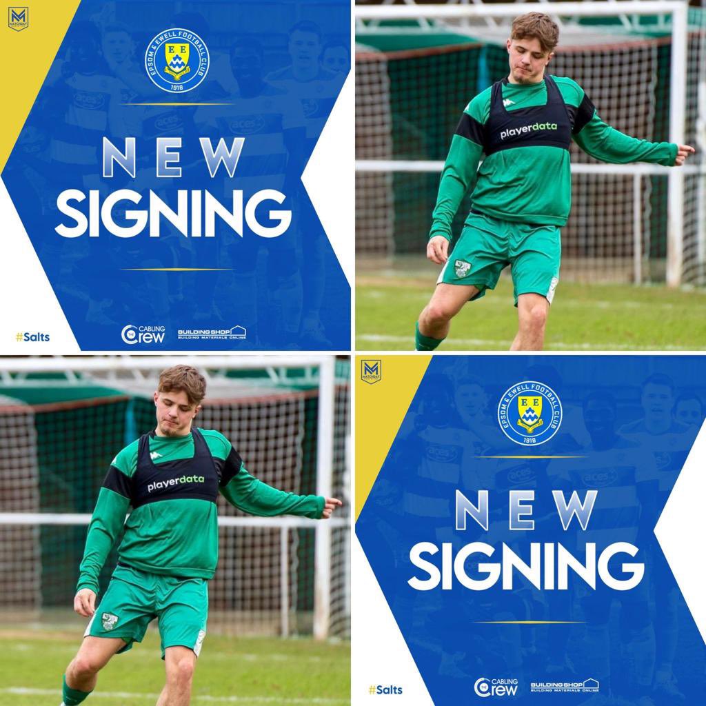 EpsomEwellFC's tweet photo. New Signing βΌοΈ
We welcome Lewis Pearch to the Salts!
His previous clubs include Leatherhead, Chipstead and Kingstonian
#WeAreEpsom | #WelcomeLewis https://t.co/b2OzcCThAe