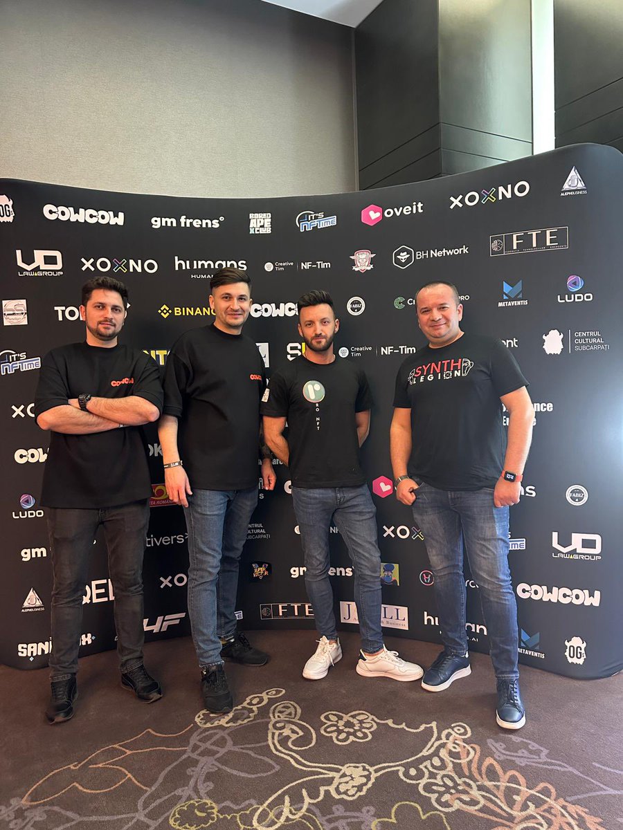 RONFTCommunity1's tweet image. @RONFTCommunity1 and @wecowcow  la #NFTBucharestWarmUp 🚀🚀🚀
