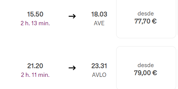 Que porqué no viajamos en tren dicen... AVLO low cost lo llaman JAJAJ