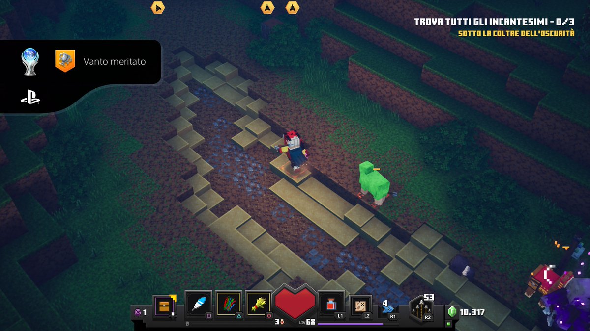 TynK_M_'s tweet photo. #125 I really liked the first run, but the platinum is just boring grinding. I suggest to just play the game without aiming for trophies
Minecraft Dungeons
Vanto meritato (PLATINUM)
#PlayStationTrophy #PS5Share #PS5  #MinecraftDungeons #platinum #trophy https://t.co/YbW6NGcNca