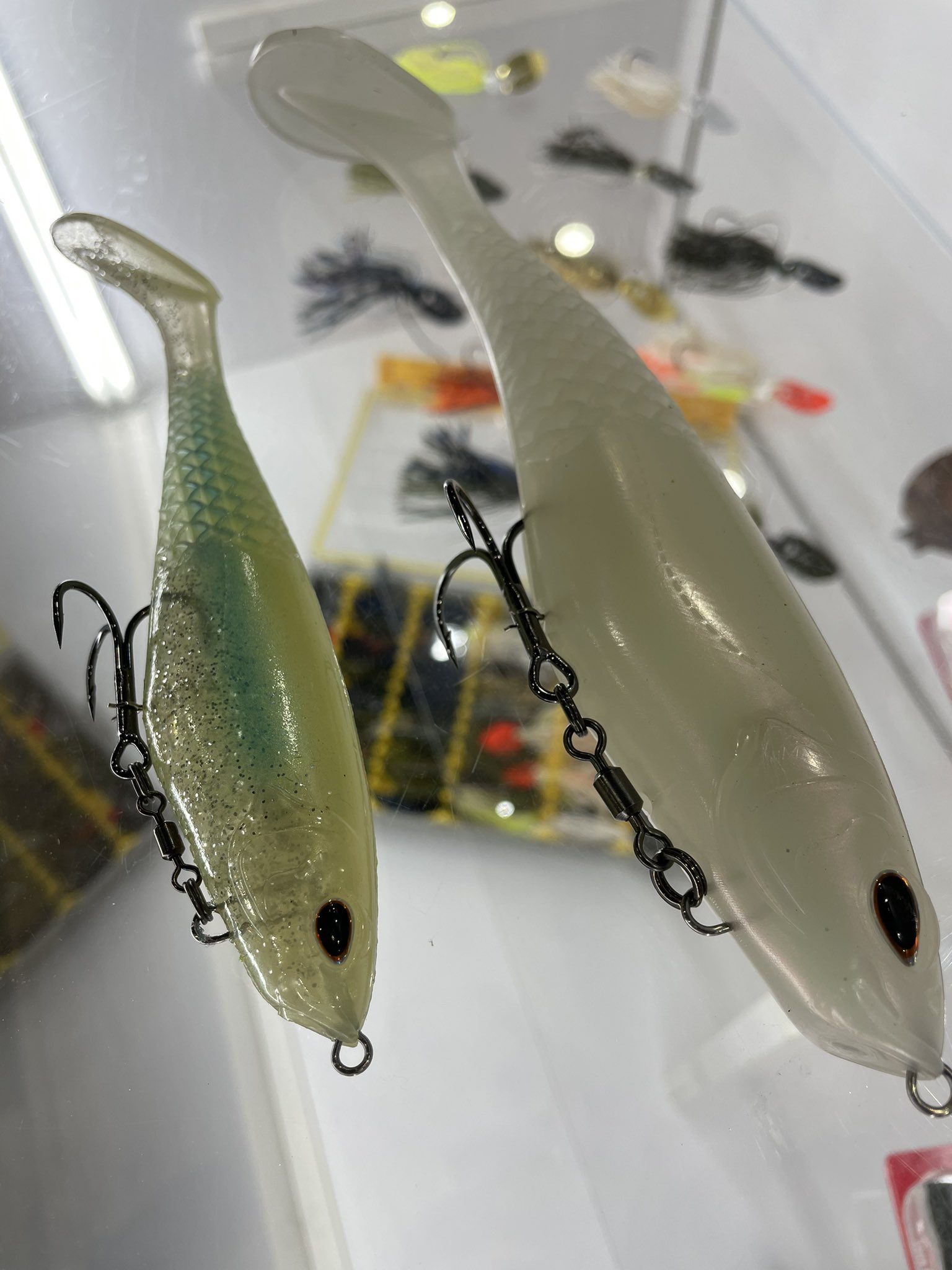 Justin Lucas on X: Are you ready for it? New Berkley Cull Shad available  in 6” and 8”. Wire harness bait with honeycomb tail, hook clip that holds  super well, and slots