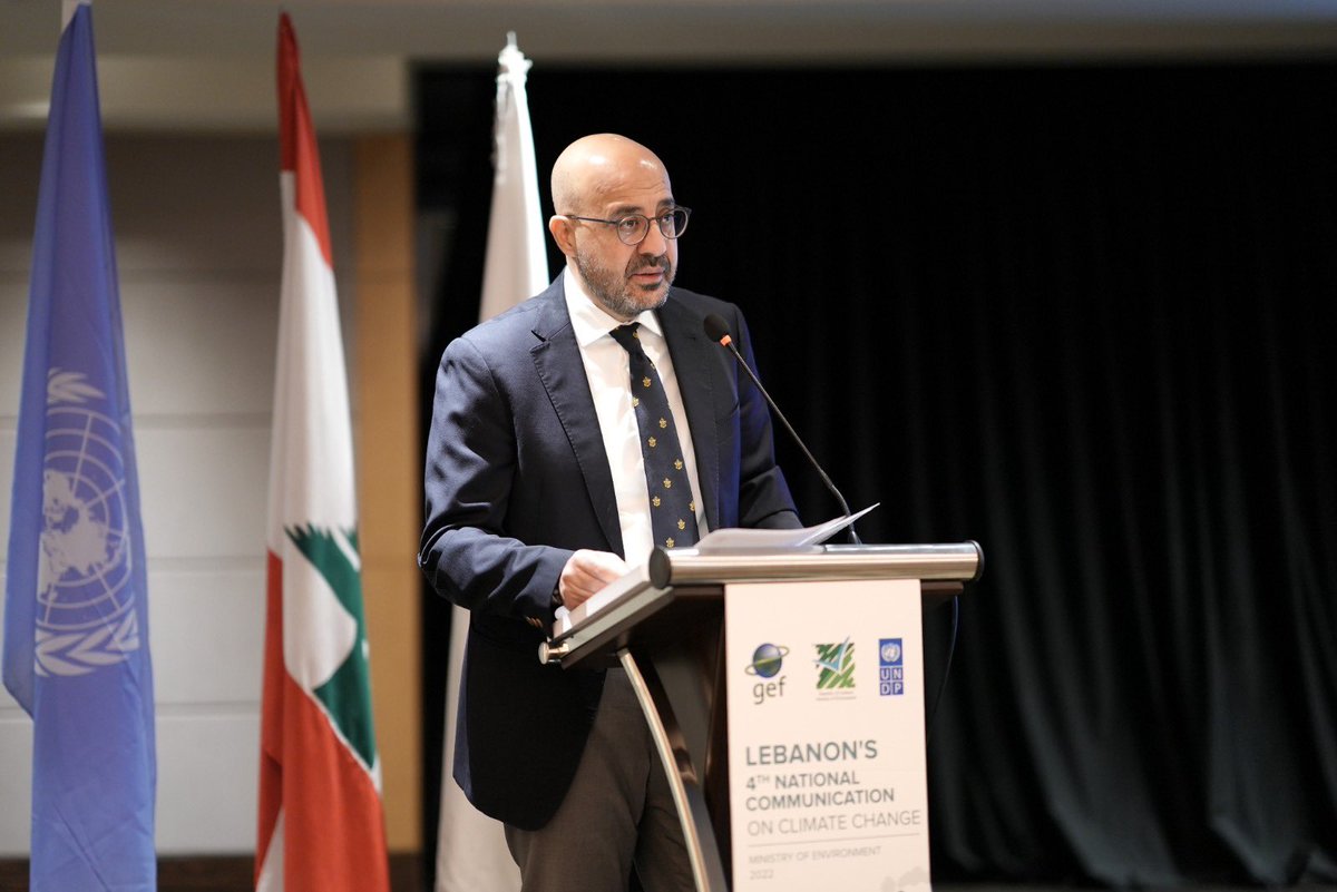 MAHauenstein's tweet photo. Climate Change is the fundamental challenge of our time. 
For 🇱🇧 , it is an opp. to build forward better, invest in green recovery, &amp; build a better economic model.

More in the "4th National Communication on Climate Change" w/ @nasseryassin &amp; @theGEF.
👉https://t.co/72SLPeTiIk https://t.co/FVcJyfxFbG