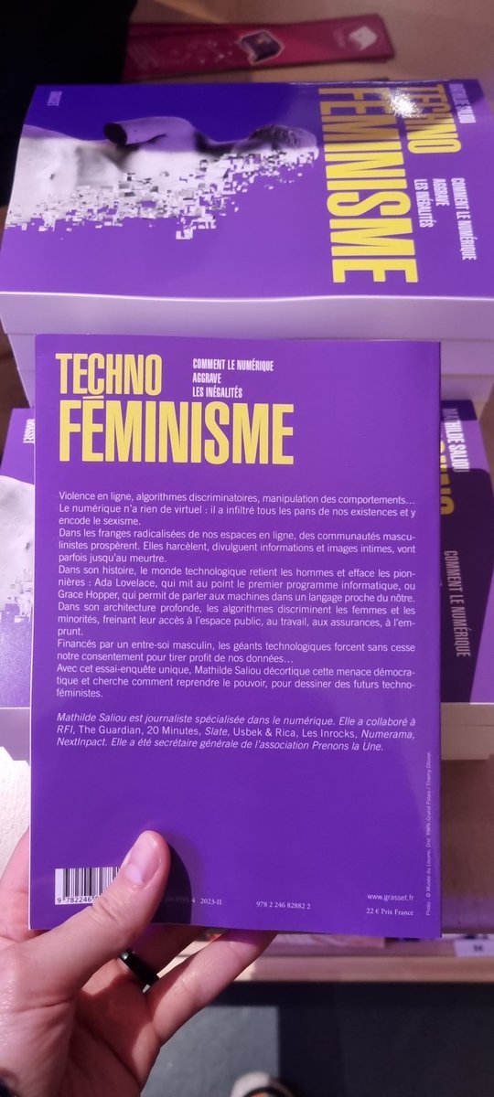 Mgianfermi's tweet photo. @mathildsl présente son livre #Technoféminisme qui explique comment le #numérique aggrave les #inégalités - passionnant ! https://t.co/SNyktC0Dc2