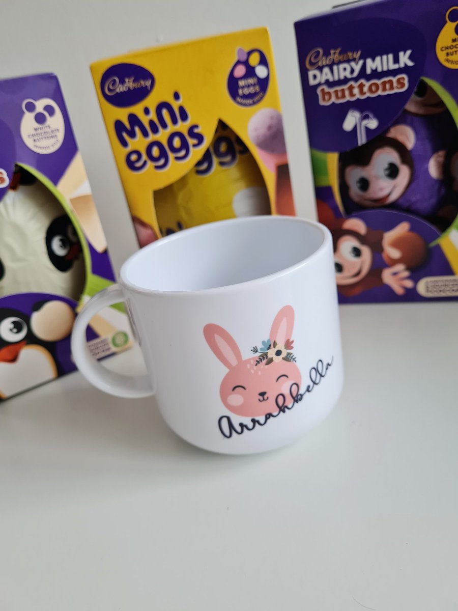 Are we all ready for Easter?

I love these unbreakable polyester plastic kids cups, personalised with pink or blue bunny and any name. 

They also come with a FREE Easter egg

#Mummy #mummyblogger #ukmum #EASTER #easteregg #personalised #chocolate