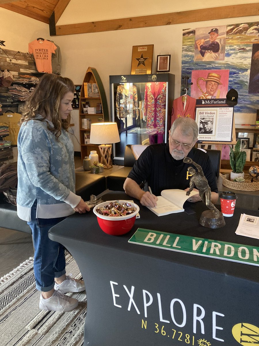 Author David Jerome visits Ozarks Heritage Welcome Center in West Plains (Mo.) today to sign copies of Bill Virdon: A Life in Baseball. Virdon graduated from <a href="/wpzizzers/">West Plains School District</a> West Plains H.S. in 1949, would go on to win two World Series with <a href="/Pirates/">Pittsburgh Pirates</a>. Book out now via <a href="/McFarlandBooks/">McFarland Publishing</a>