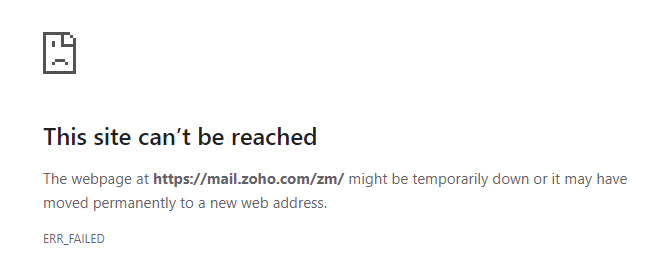 PatrickIcasas's tweet photo. @ZohoMail Are you down right now? I can't get access to my inbox https://t.co/pe7yHHjdxn