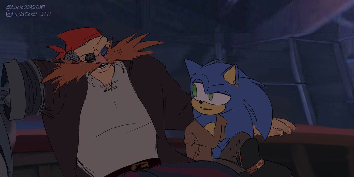 LuciaCas_tillo's tweet photo. My daddy issues are getting me into "Eggman and Sonic; frenemies (almost parental relationship)" more than it should...🥲
Anyway, It made me want to merge my favorite movie with that topic X Sonic Boom 🥹 #sonicboom #SonicTheHedgehog #eggman https://t.co/h56onJsIoU