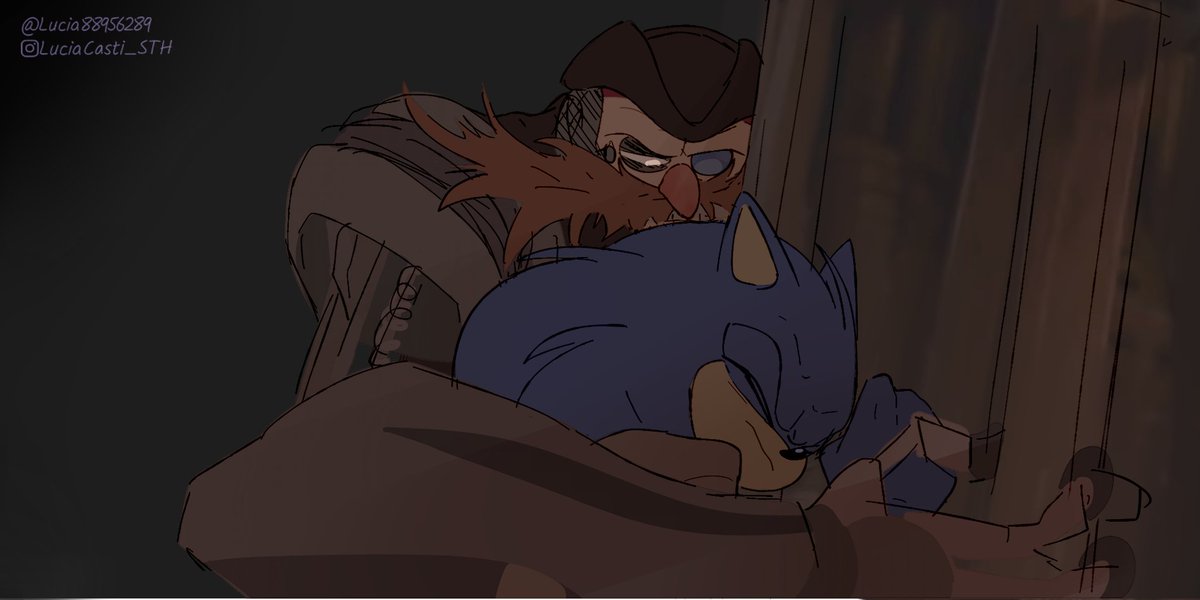 LuciaCas_tillo's tweet photo. My daddy issues are getting me into "Eggman and Sonic; frenemies (almost parental relationship)" more than it should...🥲
Anyway, It made me want to merge my favorite movie with that topic X Sonic Boom 🥹 #sonicboom #SonicTheHedgehog #eggman https://t.co/h56onJsIoU