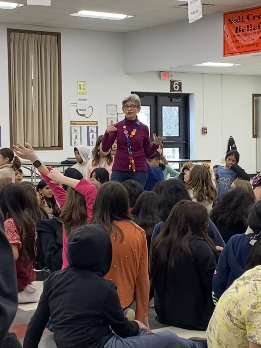 MMarzan5's tweet photo. Thank you @LuluDelacre for sharing your experiences, inspirations &amp; love of stories with us! @D59SaltCreek https://t.co/3UNEhVKItL
