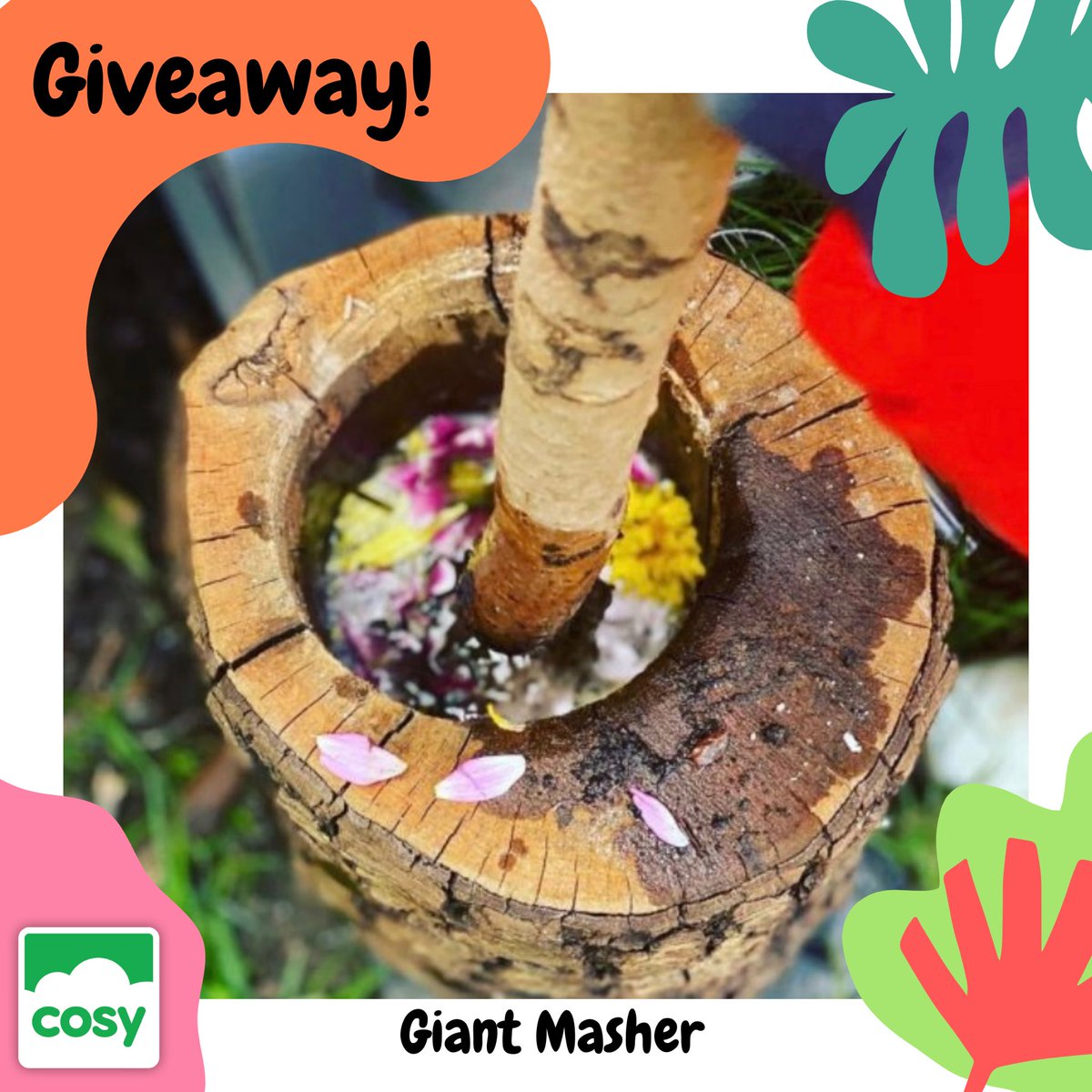 💚 Thank Cosy it’s Friday! 💚

For our Friday giveaway, this week you could be in with a chance of winning one of our giant wooden mashers. 

You need to…
🌈 Follow
🌈 RT
🌈 Tag some friends 

Giveaway closes at 11:59pm on 12th March. U.K. only. 

Good luck!

#TCIFriday