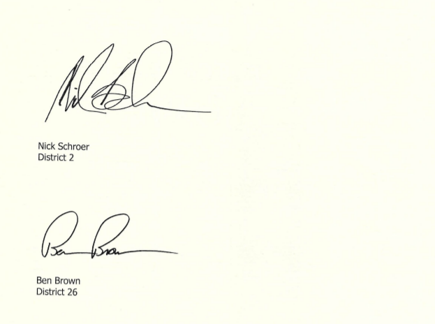 galenbacharier's tweet photo. Eight Republican senators issue a joint statement on the end of the chamber's action this week. Say they have a commitment from leadership to take up ban on gender-affirming care "immediately" upon return. Are "unmoved" by threats from Democrats to grind Senate to a halt. #moleg https://t.co/XDgTe1DHqc