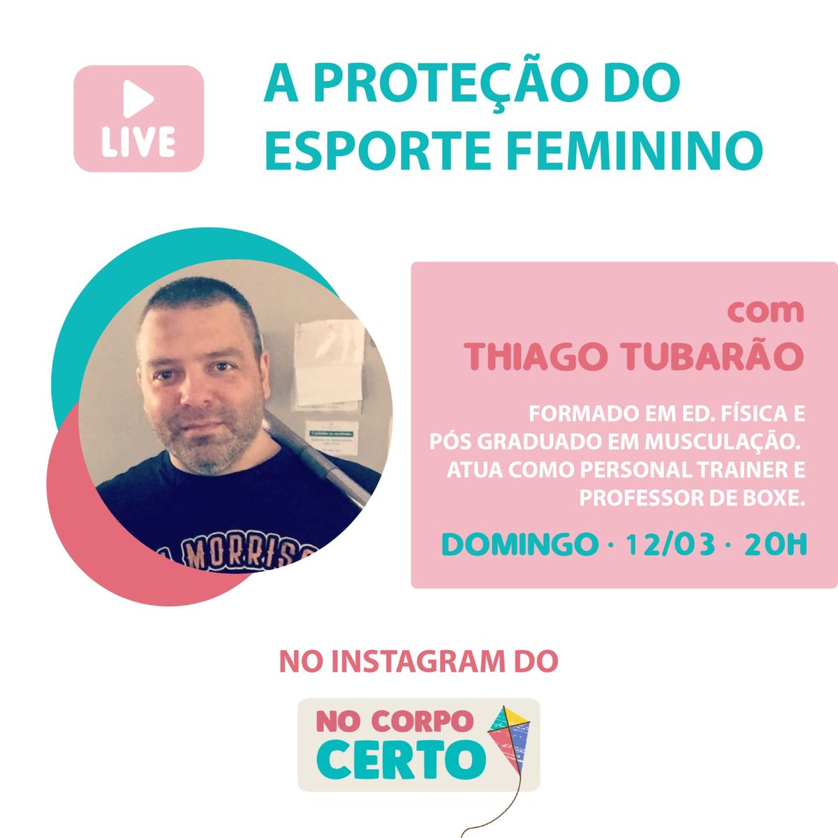 CanalCorpoCerto's tweet photo. Domingo (12) tem live. Vem! Aqui no Instagram novo

[ https://t.co/H4qDonuuwc ]

#esportes #EsportesFemininos #SaveWomensSports #FemaleErasure #PL346 https://t.co/RNzEN2TMkl