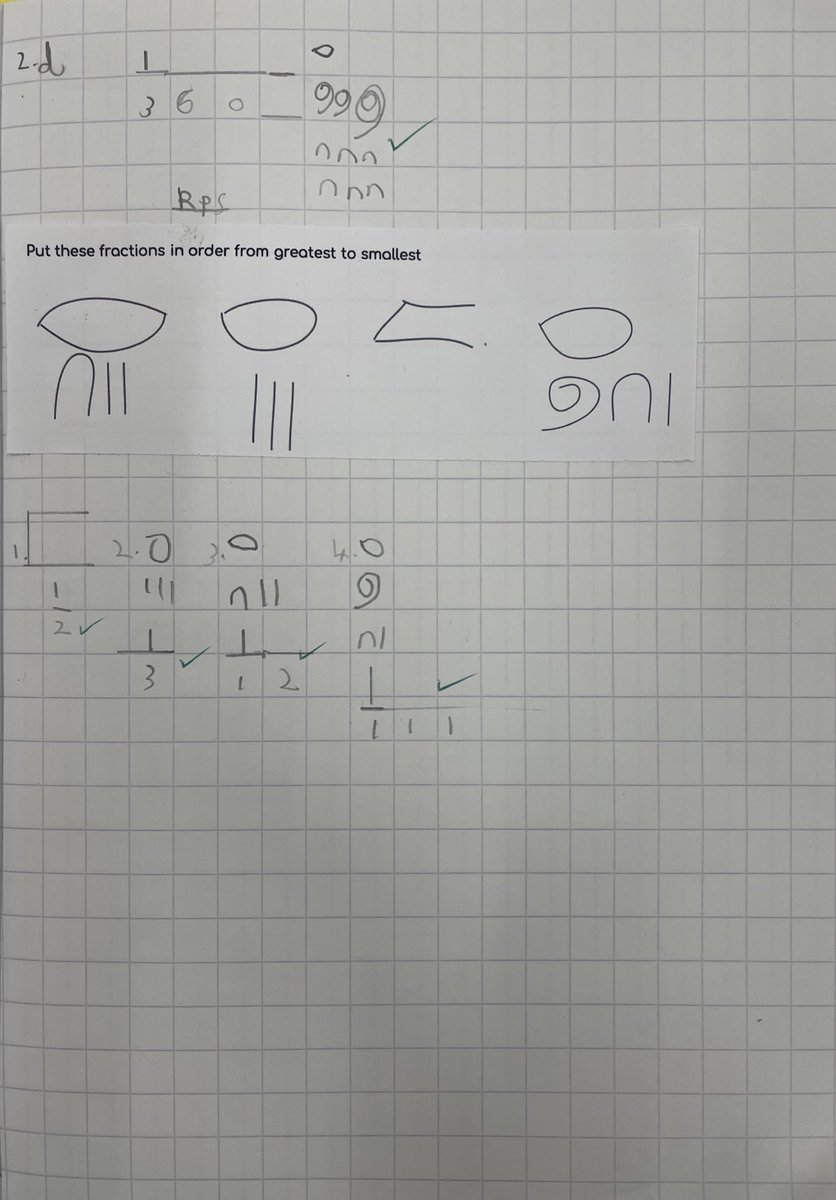 Today, Year 3 became Royal Scribes as we brought together history and maths by learning about early maths during Ancient Egypt and translating hieroglyphic fractions!📜✏️🧠💭@simonsideschool