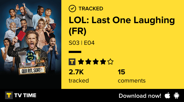 heavydirtymindx's tweet photo. I've just watched episode S03 | E04 of LOL: Last One Laughing (FR)! #lollastonelaughing  https://t.co/2laTx7yyCK #tvtime https://t.co/eL5FgCPBpT