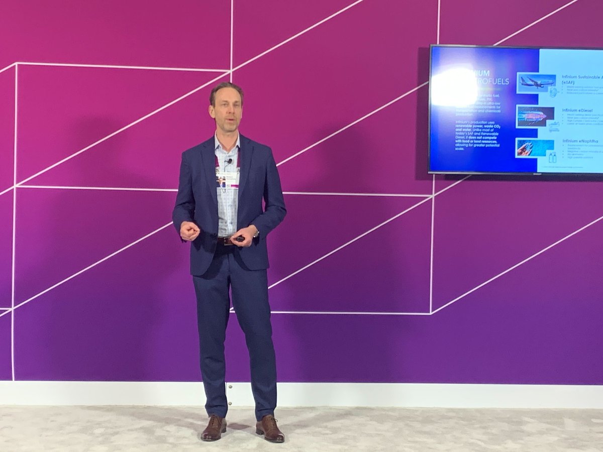 leighp's tweet photo. That’s a wrap for #CERAWeek 2023! @InfiniumCo enjoyed hosting a #CWAgora Pod to talk about big upcoming milestones in delivering #eFuels and their impact on the #energytransition. Sign up to receive updates on our progress through our newsletter at https://t.co/bSUtDGz6N5. https://t.co/HOgu8yGdfo