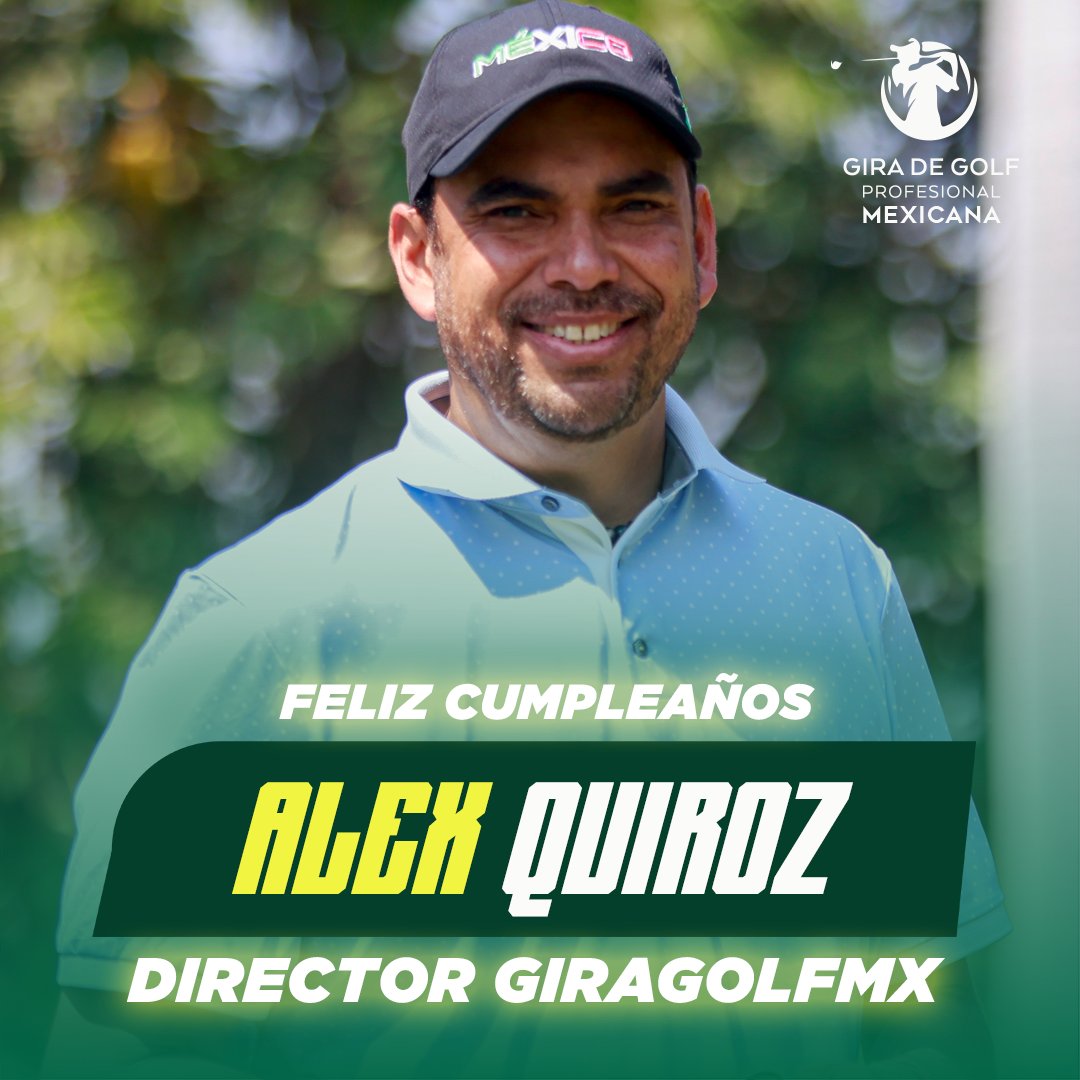 giragolfmx's tweet photo. ¡Feliz cumpleaños a nuestro Director! Alejandro Quiroz @wipaquiroz
🥳🎂
#GiraGolfmx #Golflatam #ForeMX https://t.co/eJb8Mngfao