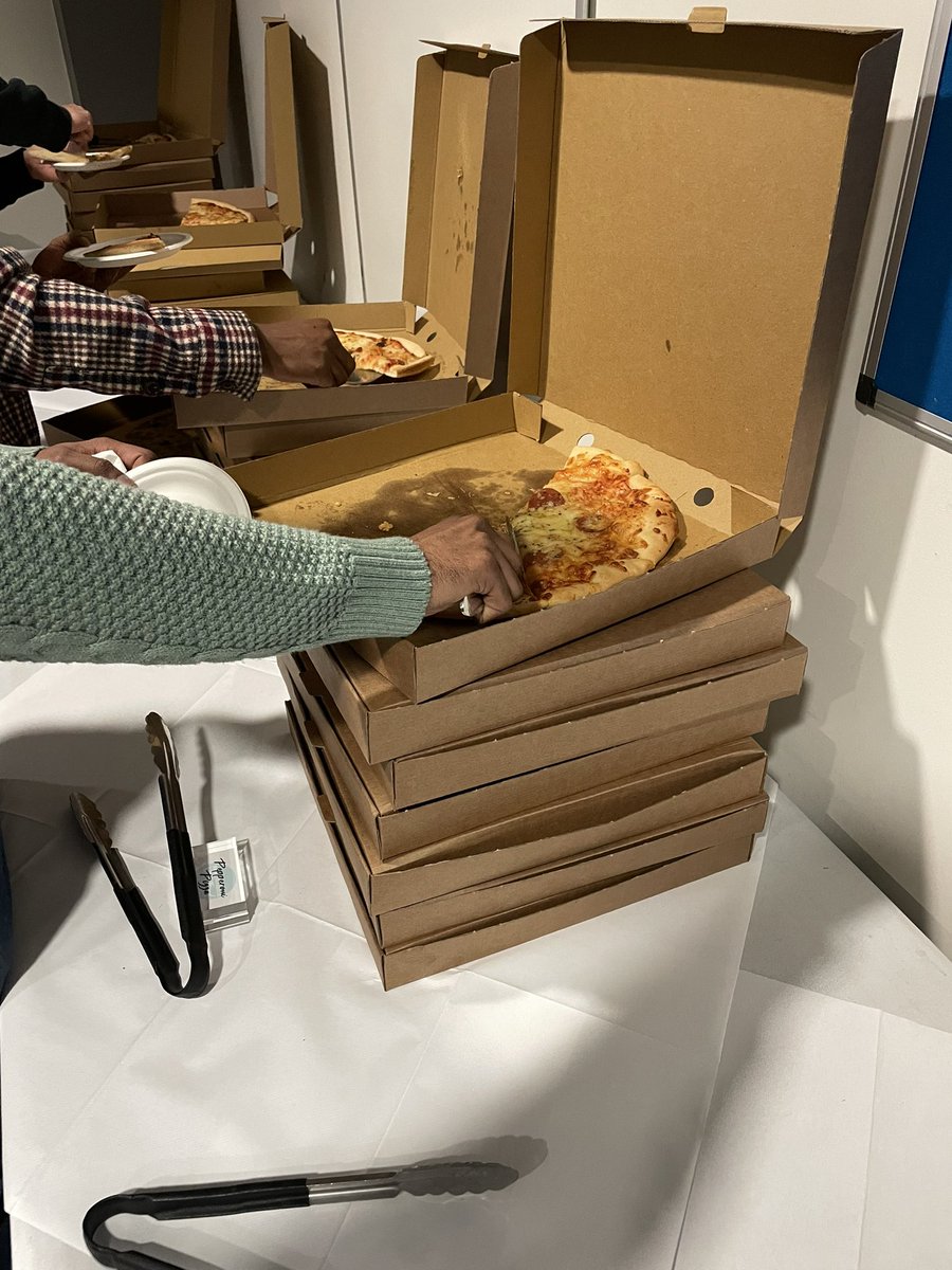 Pizza for our working dinner! 

#NUEnterpriseWeekend