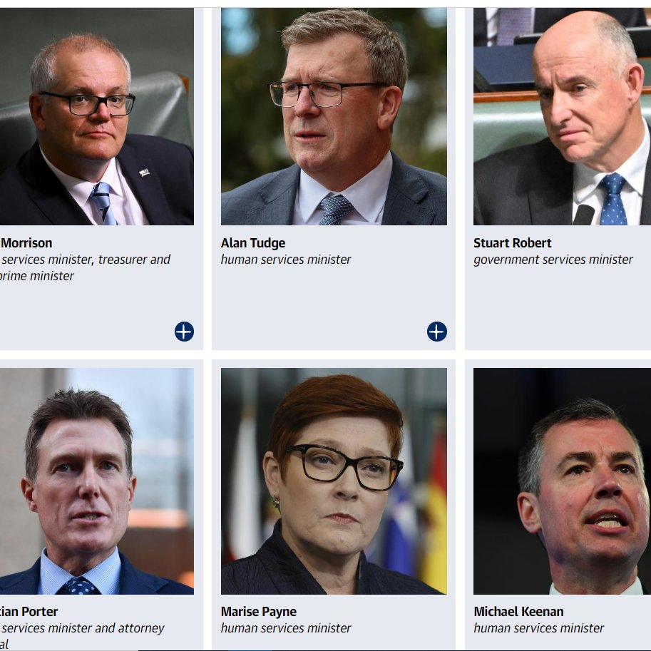 All of those below deliberately chose to declare war on vulnerable ppl, to benefit their political careers.
#RobodebtRC
