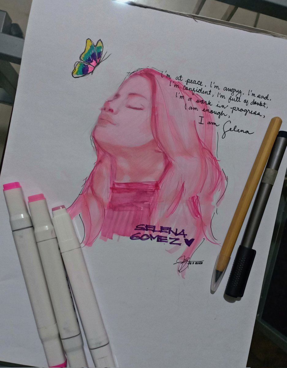 Palopieee's tweet photo. She is such a strong person, I love her ❣️🥹 @selenagomez #SelenaGomez #drawing #art https://t.co/1XBqCFGAoJ