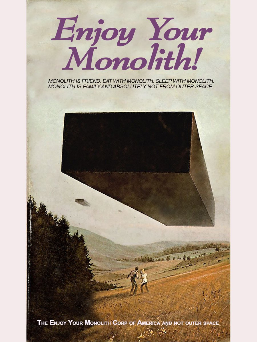 Richard_Kadrey's tweet photo. Please, enjoy your monolith.
#PulpSabotage https://t.co/of6qSwqB0d
