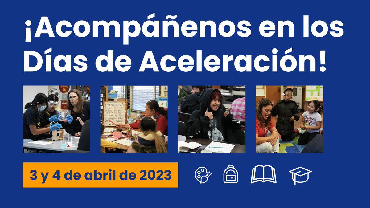 Leichmanctc's tweet photo. Happy Friday! Here is a friendly reminder regarding our Spring Acceleration Days. Save the dates! 🗓️😃 https://t.co/7D8jdTm4QC